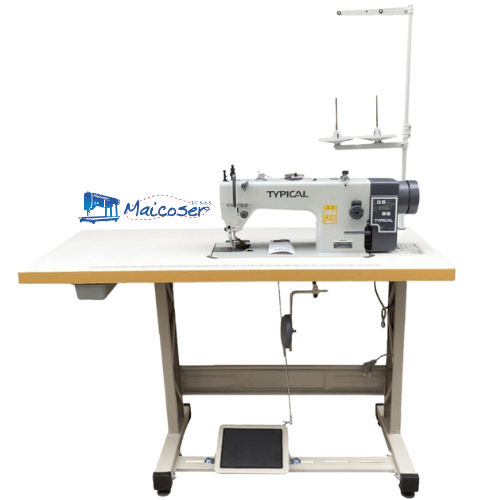 Typical GC0303CQD Máquina Plana Doble Transporte Coser y Cortar