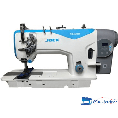 Jack JK-58420B-005 Máquina Dos Agujas Gancho Pequeño Barra Fija