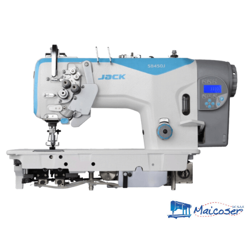 Jack JK-58450J-403E Máquina Dos Agujas Gancho Pequeño Barra Escualizable Electrónica