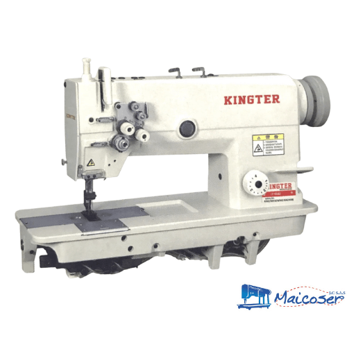 Kingter KT-845 Maquina Dos Agujas Gancho Pequeño Barra Escualizable