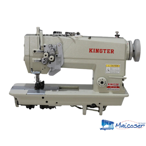 Kingter KT-875 Maquina Dos Agujas Gancho Grande Barra Escualizable